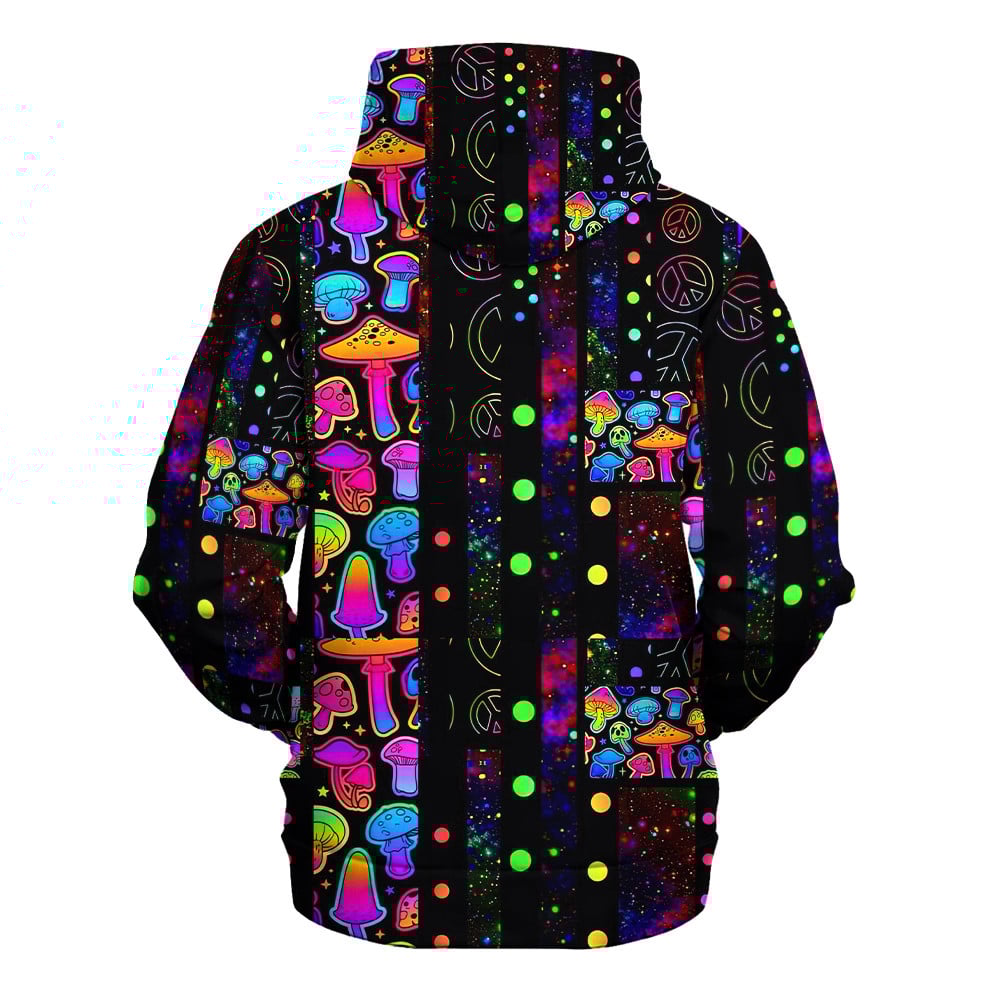 Hippie Festival Spirit Style 3D All Over Print Hoodie NVHI15 Hippie Festival Spirit Style 3D All Over Print Hoodie NVHI15