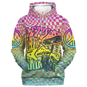 Hippy Boho Art Look 3D Microfleece Hoodie HBLHI76