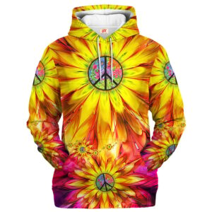 Hippy Hippie Creative Style 3D AOP Hoodie HBLHI81