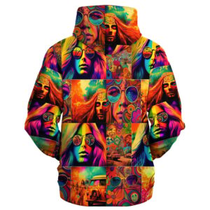 Hippie Retro Psy Look 3D Microfleece Hoodie TQTHI06 1 1675936597750.jpg