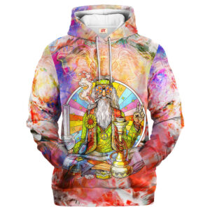 Hippie Psy Art Look 3D All Over Print Hoodie HBLTHI6