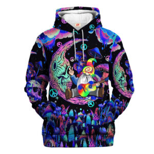 Hippie Peaceful Art Style 3D All Over Print Hoodie NVHI25
