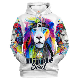 Hippie Cosmic Zen Style 3D Microfleece Hoodie HBLTHI14