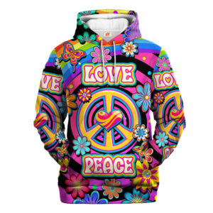 Hippie Hippie Universe Style 3D All Over Print Hoodie NVHI31