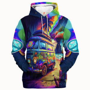 Hippy Cosmic Psy Style 3D All Over Print Hoodie TQTHI17
