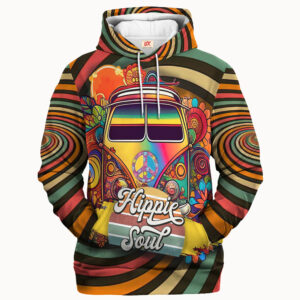 Hippie Psy Festival Style 3D All Over Print Hoodie TQTHI20