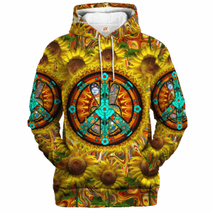 Hippie Cosmic Spirit Style 3D All Over Print Hoodie LTGO202