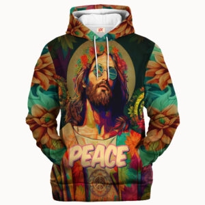 Hippy Cosmic Psy Style 3D All Over Print Hoodie TQTHI30