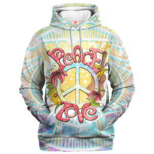 Hippy Festival Cosmic Style 3D All Over Print Hoodie TTHI111