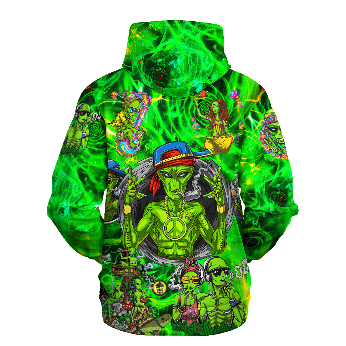 Hippie Boho Psychedelic Style 3D Microfleece Hoodie MTHI08 Hippie Boho Psychedelic Style 3D Microfleece Hoodie MTHI08