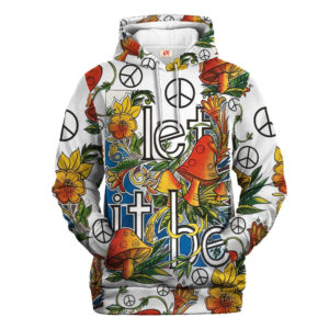Hippie Cosmic Hippie Style 3D Microfleece Hoodie NVHI49
