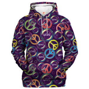 Hippy Festival Spirit Style 3D AOP Hoodie TTHI125