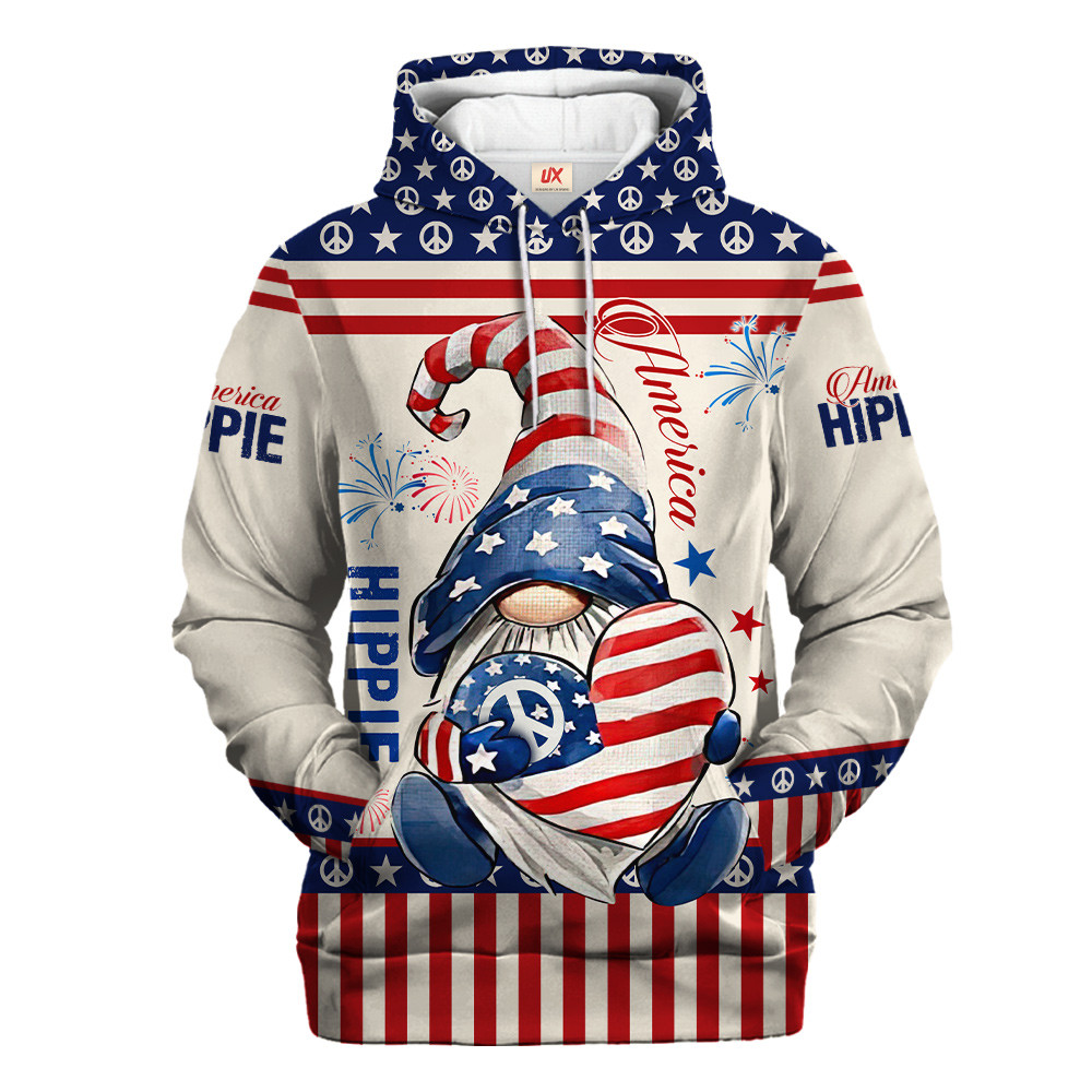 Hippie Cosmic Peace Style 3D AOP Hoodie NVHI50 Hippie Cosmic Peace Style 3D AOP Hoodie NVHI50