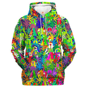 Hippie Festival Psy Dream Style 3D Microfleece Hoodie HBLTHI46