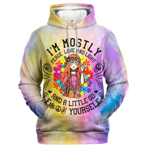 Hippie Psy Retro Wave Style 3D AOP Hoodie TTHI134