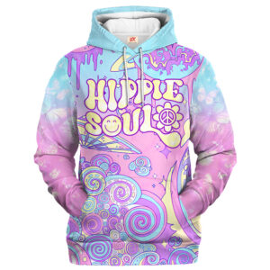 Hippy Psy Hippie Style 3D AOP Hoodie HBLTHI51