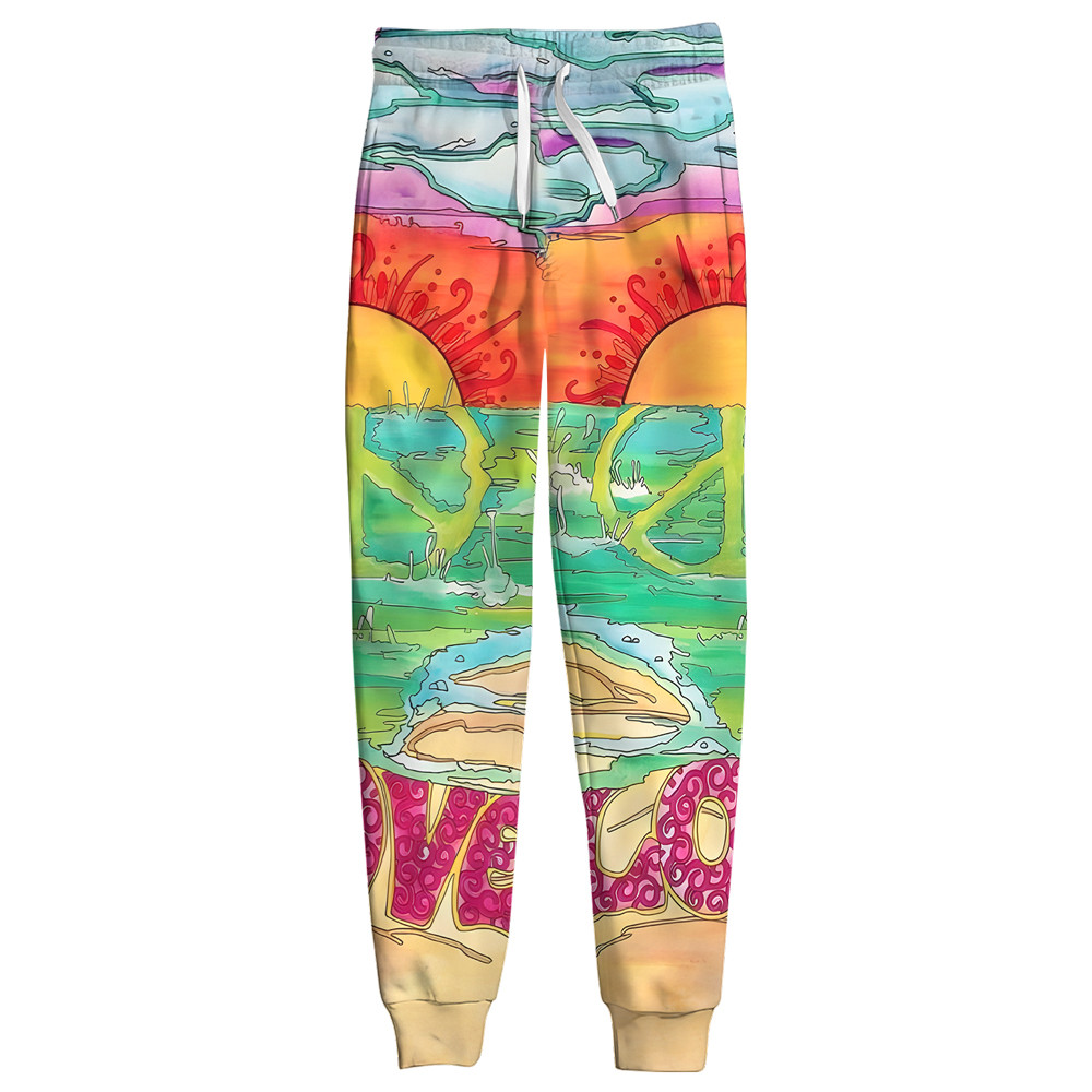 Hippie 3D All Over Print Microfleece Pullover Hoodie HBLTHI62 Hippie 3D All Over Print Microfleece Pullover Hoodie HBLTHI62