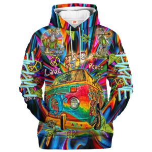 Hippie Relaxed Style 3D All Over Print Hoodie HBLTHI71