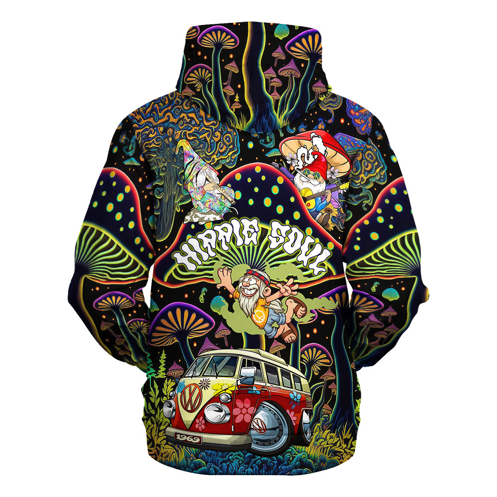 Hippie 3D AOP Microfleece Hoodie Streetwear TTHI195 Hippie 3D AOP Microfleece Hoodie Streetwear TTHI195