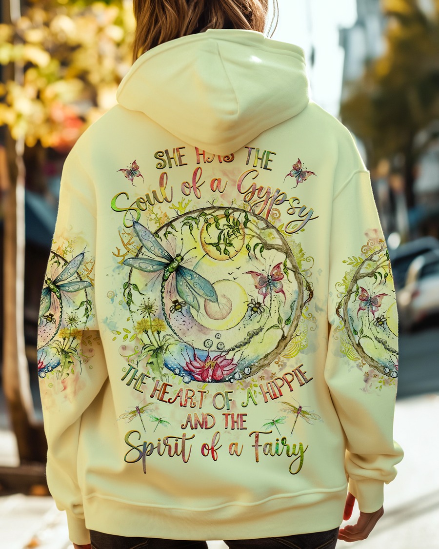 Spirit Of A Fairy With Dragonfly 3D Hoodie Spirit Of A Fairy With Dragonfly 3D Hoodie
