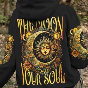 The Moon Sees Deep Into Your Soul 3D Hoodie