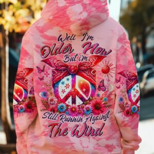Running Against The Wind Hippie Vibe 3D Hoodie