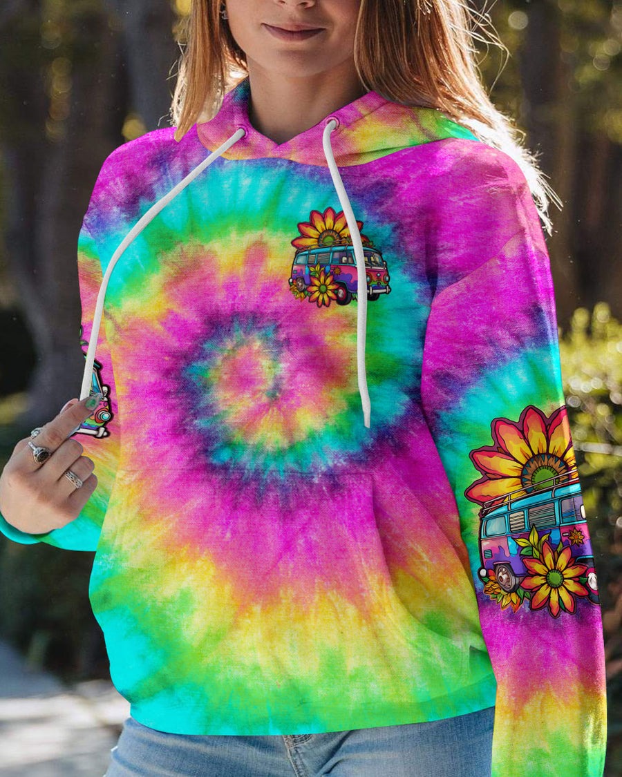 On A Dark Desert Highway Tie Dye 3D Hoodie On A Dark Desert Highway Tie Dye 3D Hoodie