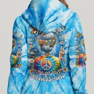 Old Hippies Tie Dye Spirit 3D Hoodie