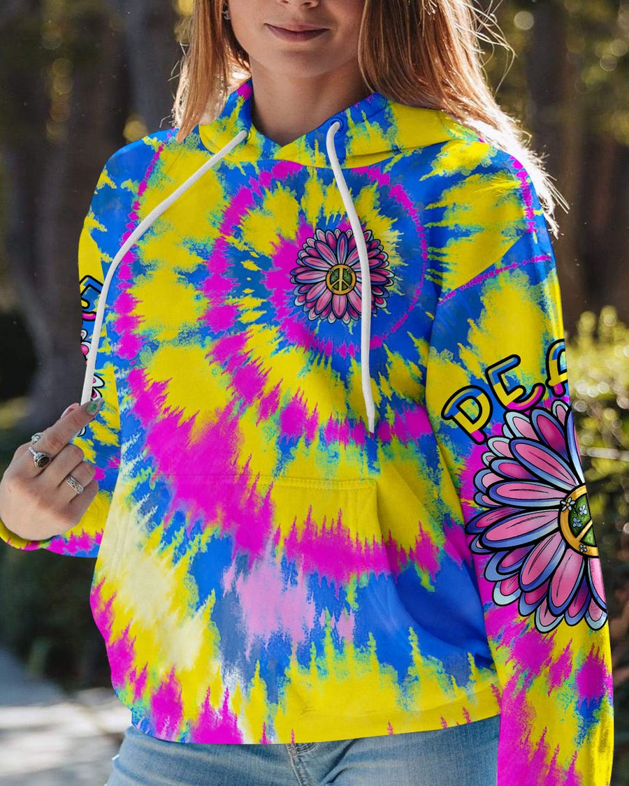 Peace Y’all Flower Power 3D Hoodie Peace Y’all Flower Power 3D Hoodie