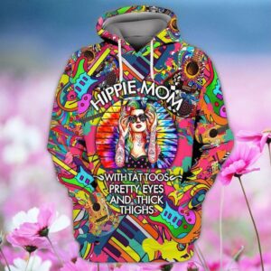 Hippie Mom Soul 3D Microfleece Hoodi