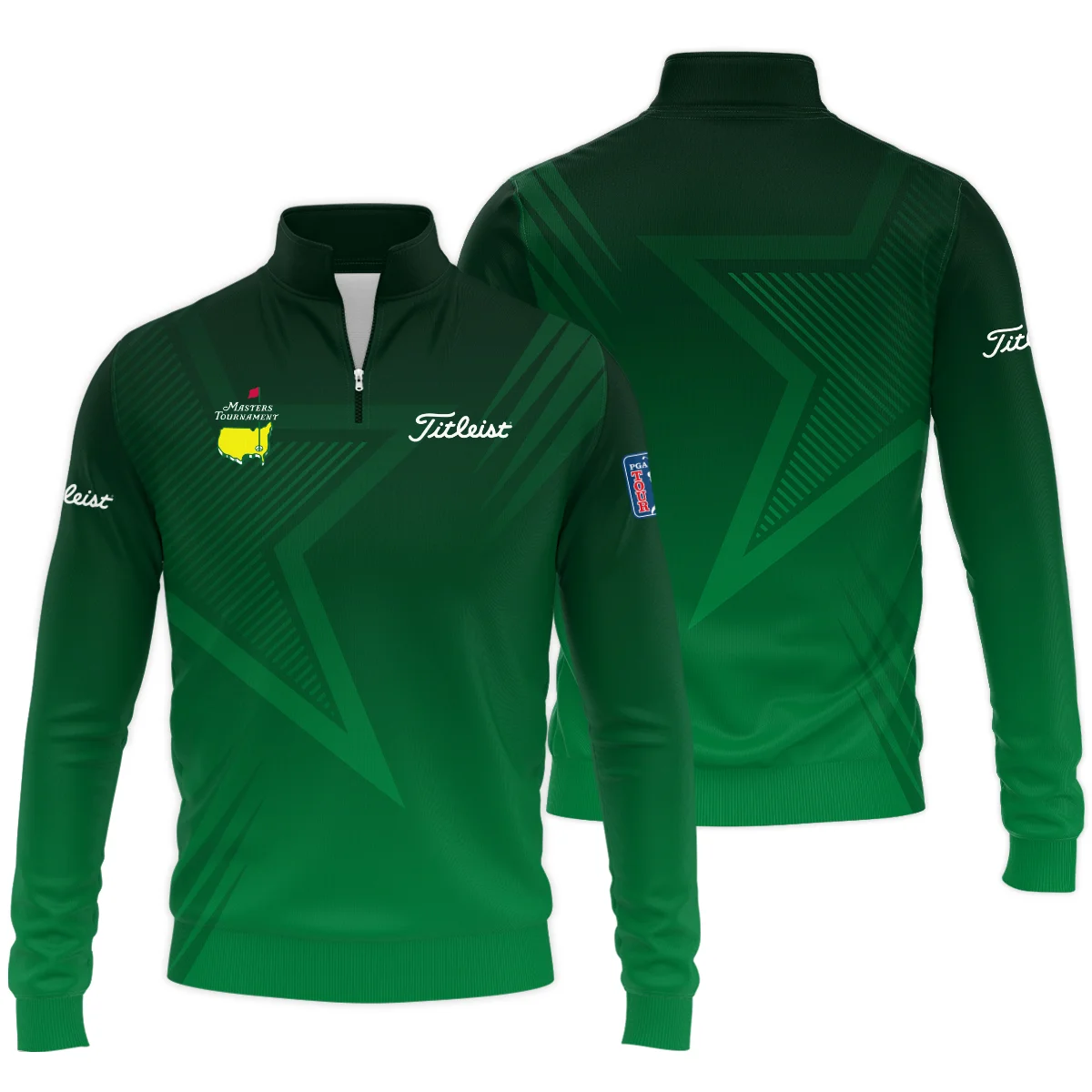 Titleist Masters Tournament 3D Graphic Golf Quarter-Zip Pullover Titleist Masters Tournament 3D Graphic Golf Quarter-Zip Pullover