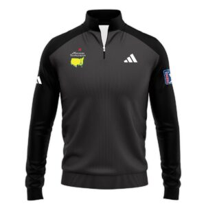Black Adidas Masters Tournament Exclusive Logo Polo Sweatshirt All Over Prints Gift For Fans