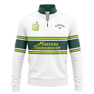 Callaway Masters Tournament Exclusive Logo Quarter-Zip Sweatshirt All Over Prints Gift For Fans