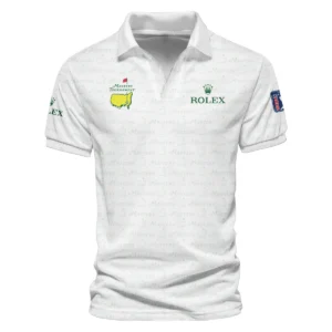 Golf Pattern Cup White Mix Green Masters Tournament Rolex Vneck Polo Shirt Style Classic Polo Shirt For Men UXGL180-RL
