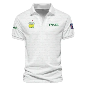 Golf Pattern Cup White Mix Green Masters Tournament Ping Vneck Polo Shirt Style Classic Polo Shirt For Men