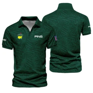 Ping Masters Tournament Green Stratches Seamless Pattern Vneck Polo Shirt Style Classic Polo Shirt For Men 2 1.7VPolo HOMT05032401PI.webp