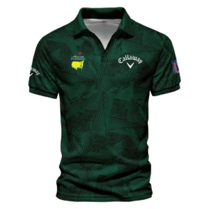 Masters Tournament Callaway Sublimation Sports Dark Green Vneck Polo Shirt Style Classic Polo Shirt For Men