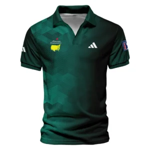 Adidas Golf Sport Dark Green Gradient Abstract Background Masters Tournament Vneck Polo Shirt Style Classic Polo Shirt For Men