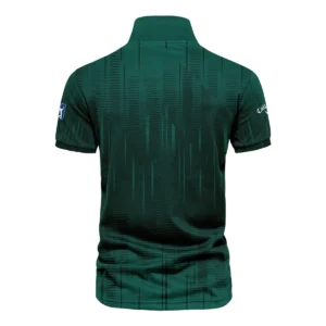 Masters Tournament Callaway Dark Green Gradient Stripes Pattern Vneck Polo Shirt Style Classic Polo Shirt For Men 1 1.6VPolo HOMT130324A01CLW.webp