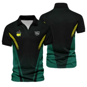 Special Release Green Mix Black Wilson Staff Masters Tournament Vneck Polo Shirt All Over Prints QTMT130724A1WSZVPL 2 1.7VPolo QTMT130724A1WS.webp