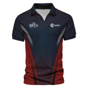 Special Release Dark Blue Red Cleveland Golf Masters Tournament Vneck Polo Shirt All Over Prints  BLTOP090724A2CLEZVPL