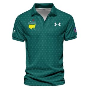 Special Release Under Armour Masters Tournament Golf Vneck Polo Shirt All Over Prints