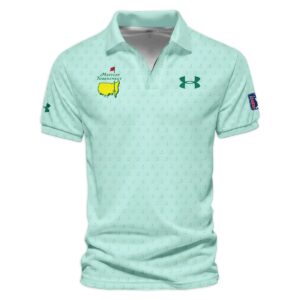 Special Release Under Armour Masters Tournament Golf Vneck Polo Shirt All Over Prints