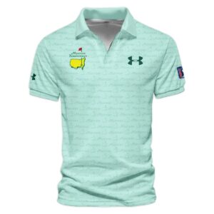 Special Release Under Armour Masters Tournament Golf Vneck Polo Shirt All Over Prints UXGL182