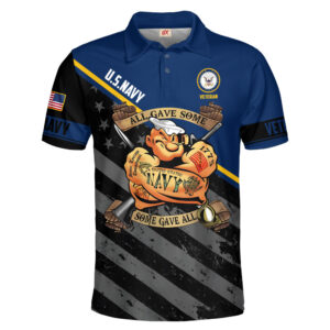 U.S. Navy Veteran Polo Shirt All Over Print for Men