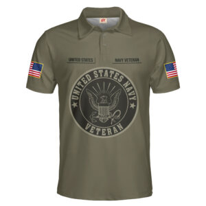 U.S. Navy Veteran Polo Shirt for Veterans & Families