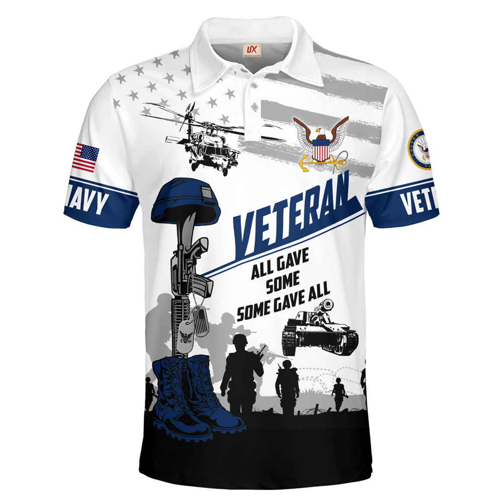 Navy Veteran All Over Print Polo Shirt – U.S. Military Pride Navy Veteran All Over Print Polo Shirt – U.S. Military Pride
