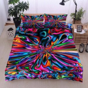 Hippie 4PCS Bedding Set – Colorful Freedom Bedding Set