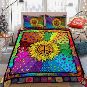 Hippie Quilt Bedding Set – Free Mind Quilted Bedding