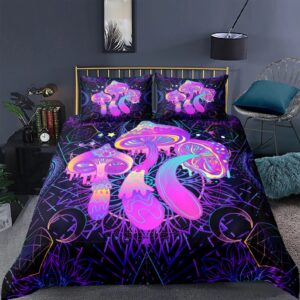 Hippie 4PCS Bedding Set – Vibrant Color Bedroom Comfort